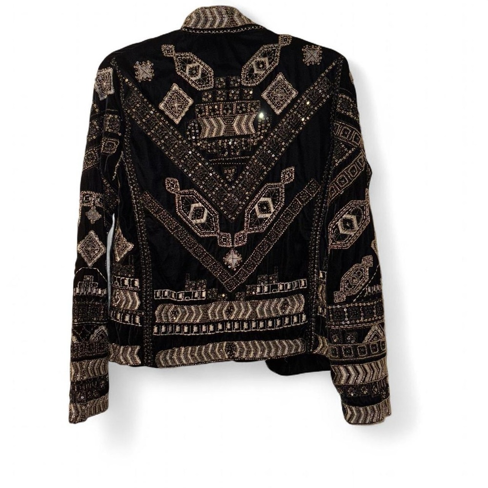 Silver Beaded Elegant Women's Jacket - image 4